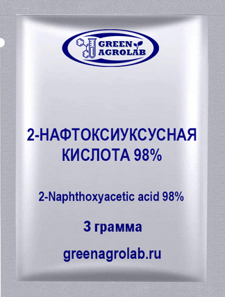 2-Нафтоксиуксусная кислота (β-нафтоксиуксусная кислота, BNOA, C12H10O3, CAS NO.: 120-23-0) - 3 грамма