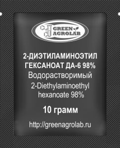 2-Диэтиламиноэтил гексаноат (ДА-6, DA-6, C12H25NO2, CAS NO.: 10369-83-2) - 10 грамм